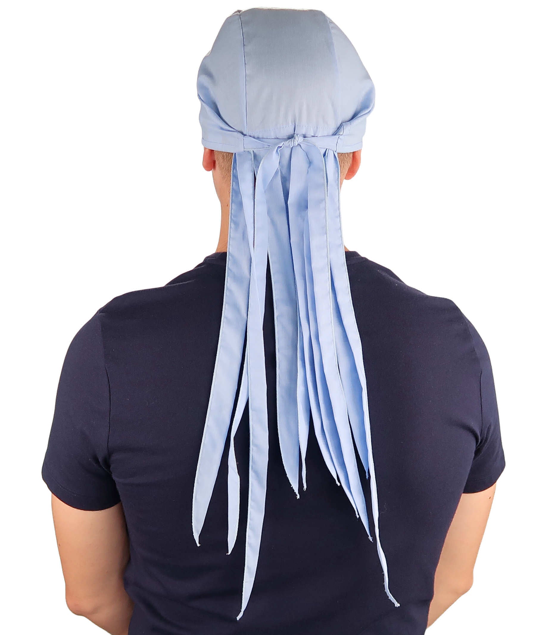 Bold Nicole Nomad 10 Skull Cap - Stylish for Bikers and Hair Loss - USA Made - Solid Sky Blue - Nicole Nomad 10 Skull Caps - Sparkling EARTH