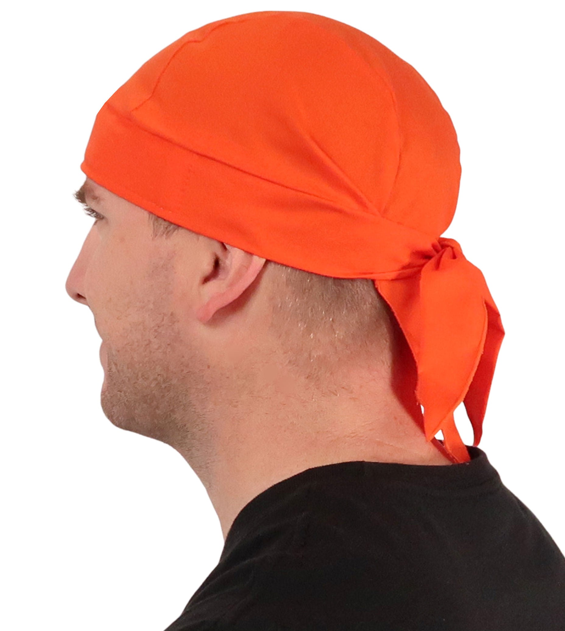 Breathable Cotton Skull Caps: Perfect for Any Activity - Blaze Orange Classic Skull Caps