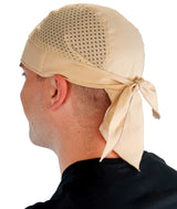 Skull Cap - Tan Air Flow (Mesh Sides)