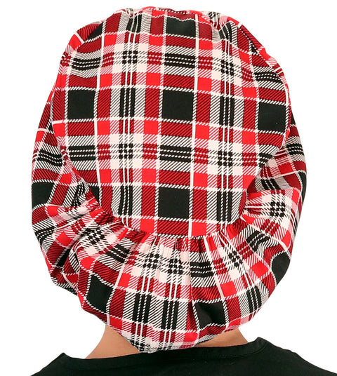 Riley Comfort Surgical Scrub Cap - Sassy Classy Plaid