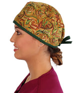 Surgical Scrub Cap - Fall Harvest Swirls