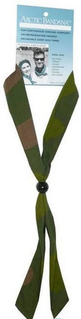 Reusable Cooling Neck Tie - Woodland Camouflage #2
