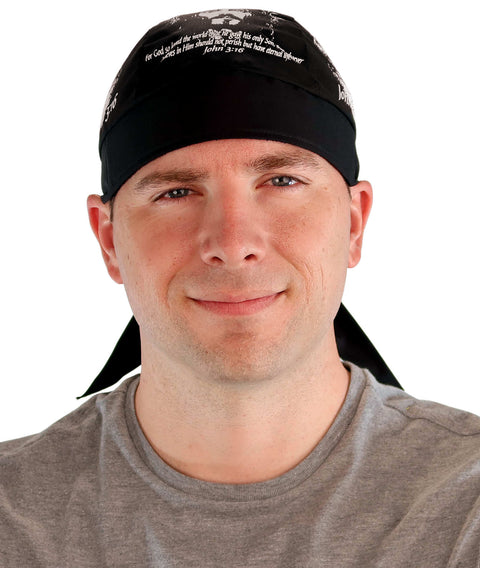 Breathable Cotton Skull Caps - Screen Printed John 3:16 - Classic Skull Caps - Sparkling EARTH