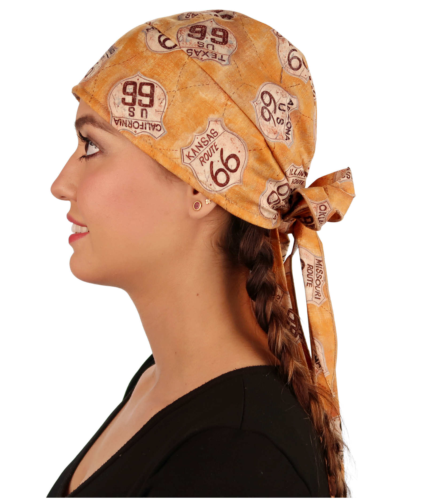 Nomad 10 Skull Cap - Rockstar Style for the Open Road - American Made - Desert Route 66 Nomad 10 Skull Caps