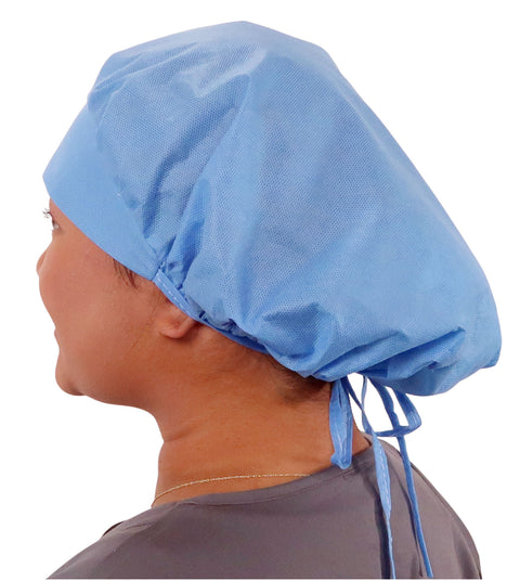 Disposable Banded Bouffant - Ceil Blue 25 pcs.