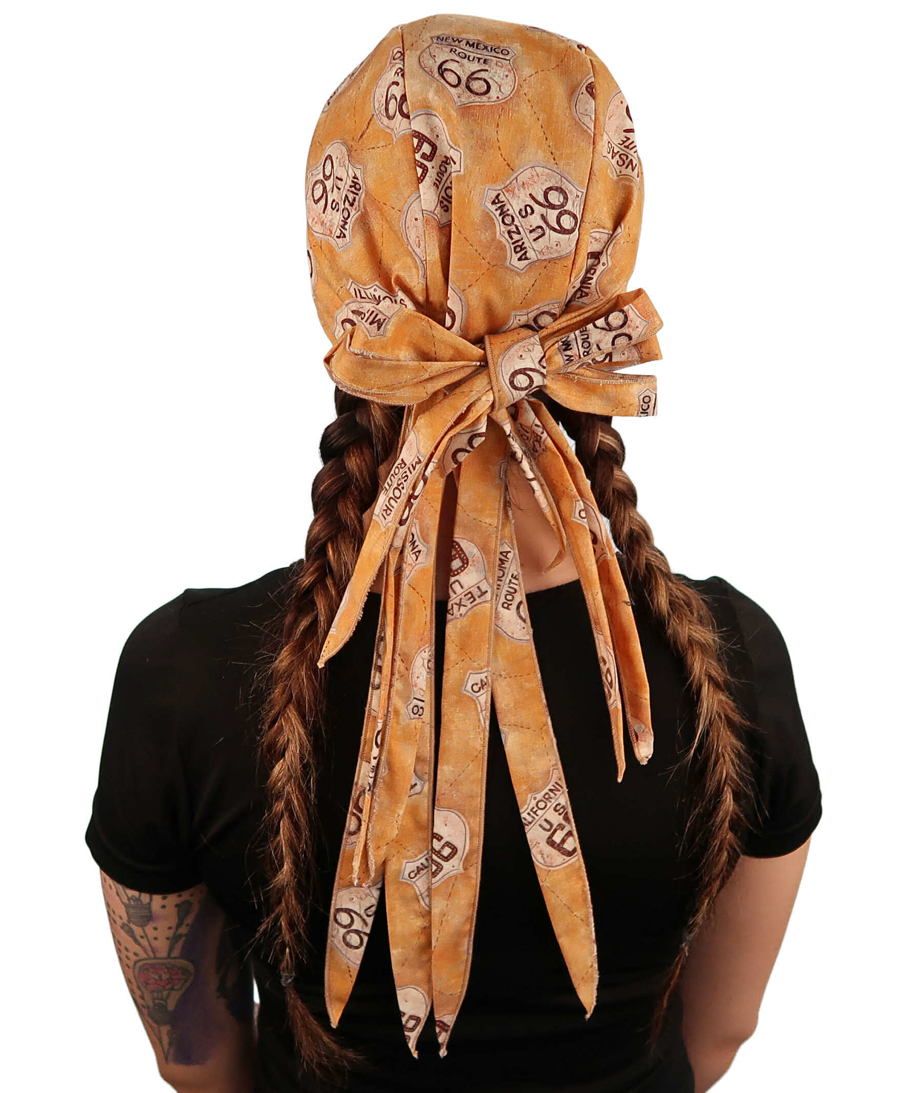 Nomad 10 Skull Cap - Rockstar Style for the Open Road - American Made - Desert Route 66 Nomad 10 Skull Caps