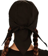 Embellished Classic Skull Cap - Black Skull Cap with Fleur De Lis Patch