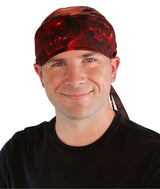 Nomad 10 Skull Cap - Ghost Skulls Red