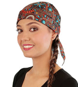 Breathable Cotton Skull Caps - Indian Jewelry Coral - Classic Skull Caps - Sparkling EARTH