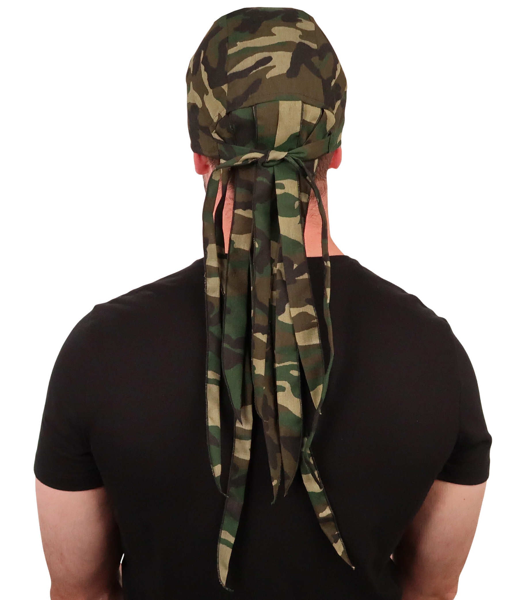 Nomad 10 Skull Cap - Rockstar Style for the Open Road - American Made - Woodland Camouflage Nomad 10 Skull Caps