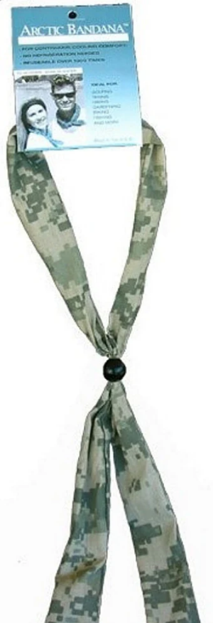 Reusable Cooling Neck Tie - Army ACU Digital Camouflage NECK COOLING TIES