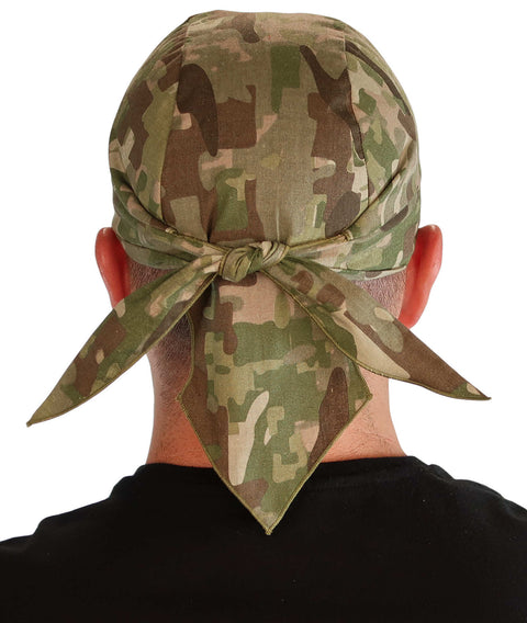 Breathable Cotton Skull Caps - Multi Camo - Classic Skull Caps - Sparkling EARTH