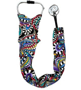 Stethoscope Cover – Stylish, Durable & Made in USA - Giant Mixed Color Paisley