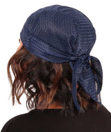 Stretch Mesh Skull Cap - Navy