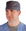 Front Facing View of a Man Wearing a Classic Cotton Surgical Scrub Cap - Solid Grey Scrub Cap