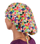 Banded Bouffant Surgical Scrub Cap - Carousel of Color