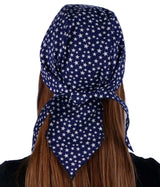 Skull Cap - Small Stars on Navy