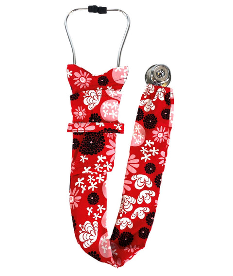 Stethoscope Cover - Red & Black Delight - Stethoscope Covers - Sparkling EARTH