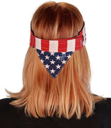 Chop Top Biker Style Headbands - American Flag