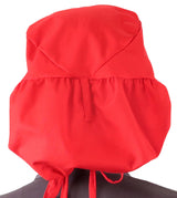 Big Hair Ponytail Surgical Scrub Cap - Perfect Scrub Cap for Long Hair - Red