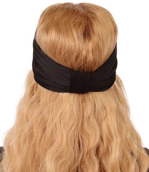 Embellished Stretch Headband - Pink Crazy Bitch Glitter Design on Black - Stretch Headbands - Sparkling EARTH