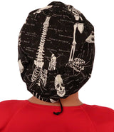 Riley Comfort Scrub Cap - Human Body Skeleton (Glow In The Dark)