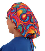 Banded Bouffant Surgical Scrub Cap - Captivating Colors