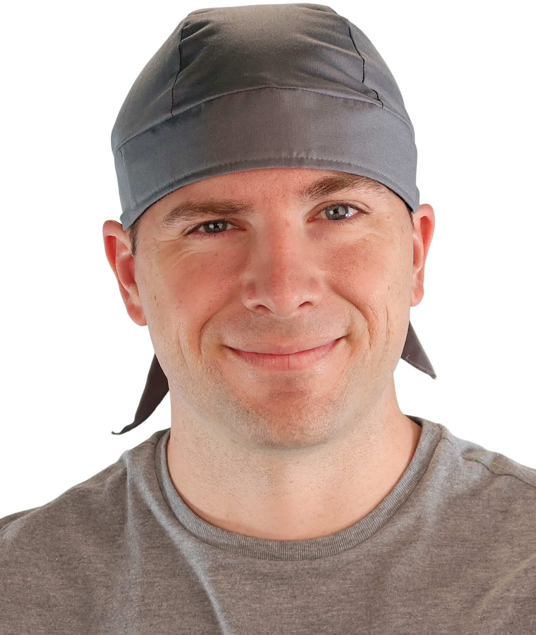 Breathable Cotton Skull Caps: Perfect for Any Activity - Solid Grey Classic Skull Caps