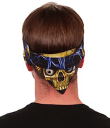 Chop Top Biker Style Headbands - Uprooted Skulls (Imported)