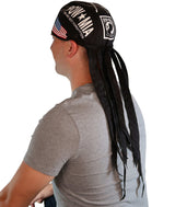 Nomad 10 Skull Cap - POW MIA and Flag on Black