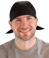 Breathable Cotton Skull Caps - Black