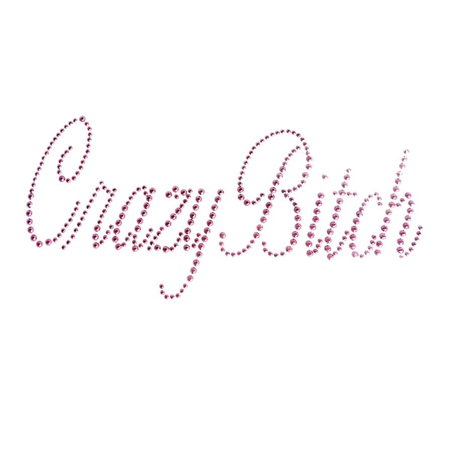 Embellished Chop Top Doo Wrap – Bold Biker Bandana with Exclusive Bling - Black Chop Top with Dark Pink Fancy Crazy