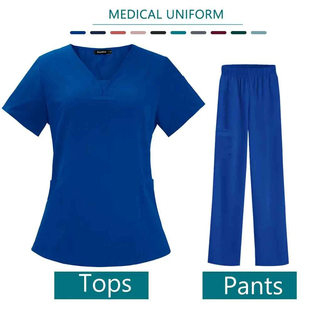 Women's High Quality Medical Uniform Scrubs Set
