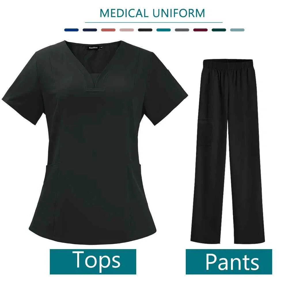 Women's High Quality Medical Uniform Scrubs Set