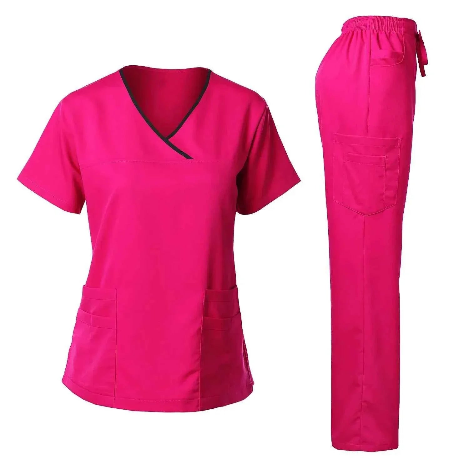 Women's Medical Scrub Uniform Set