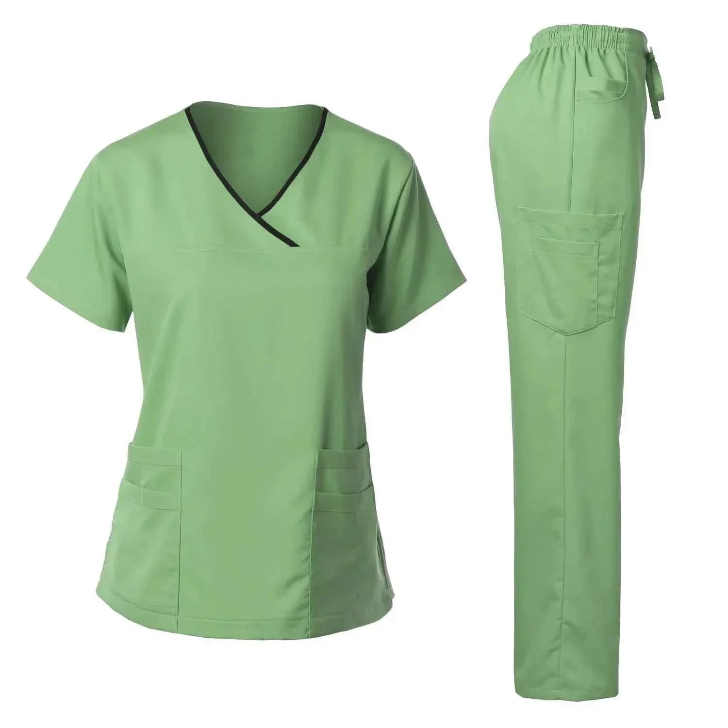 Women's Medical Scrub Uniform Set