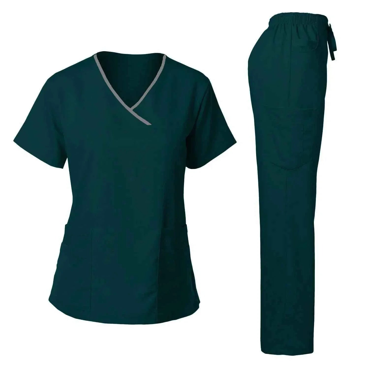Women's Medical Scrub Uniform Set