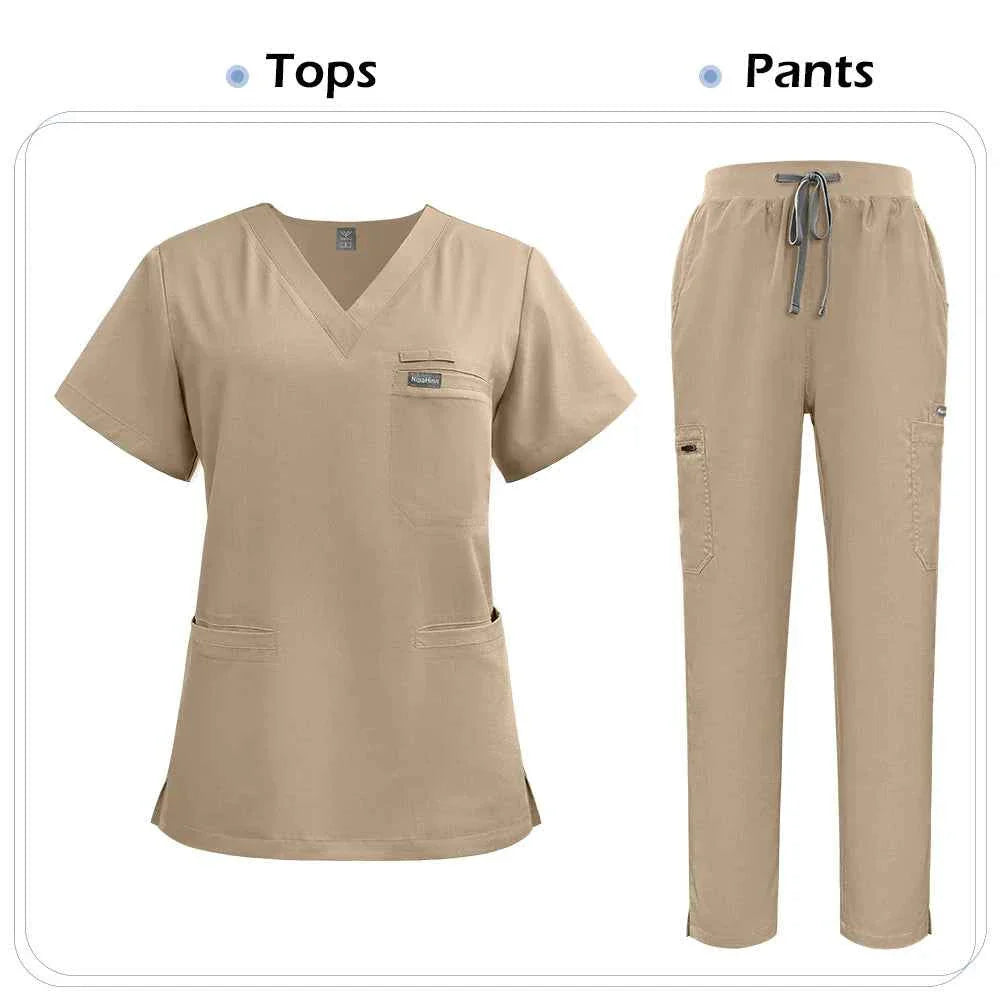Niaahinn Women's Medical Uniform Scrub Set