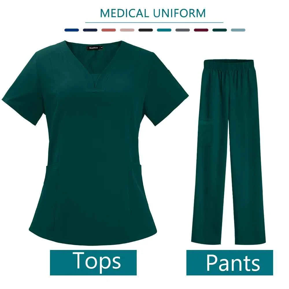 Women's High Quality Medical Uniform Scrubs Set