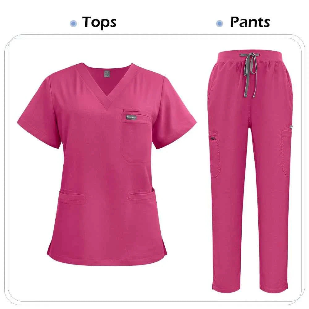 Niaahinn Women's Medical Uniform Scrub Set