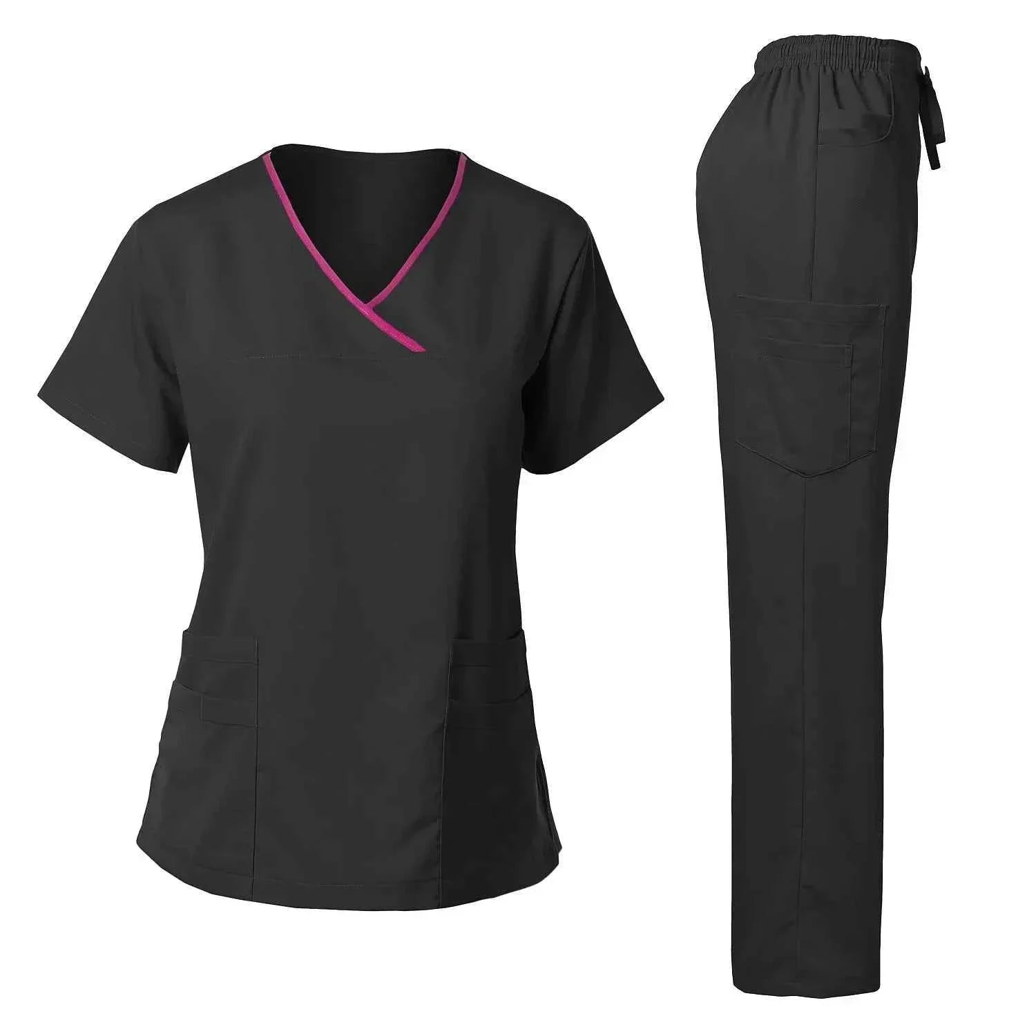 Women's Medical Scrub Uniform Set