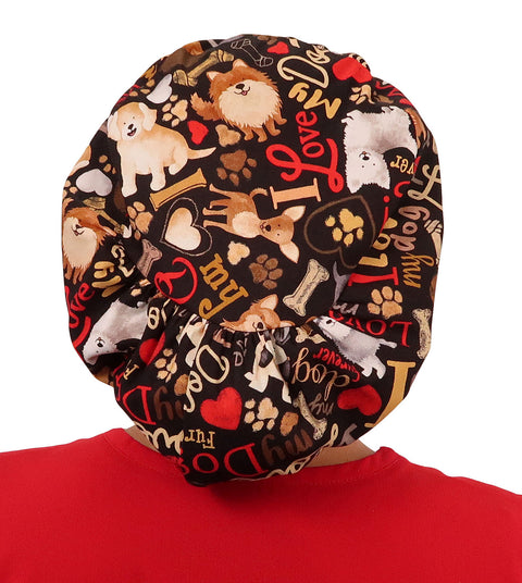 Riley Comfort Surgical Scrub Cap - FURRever Doggie Love