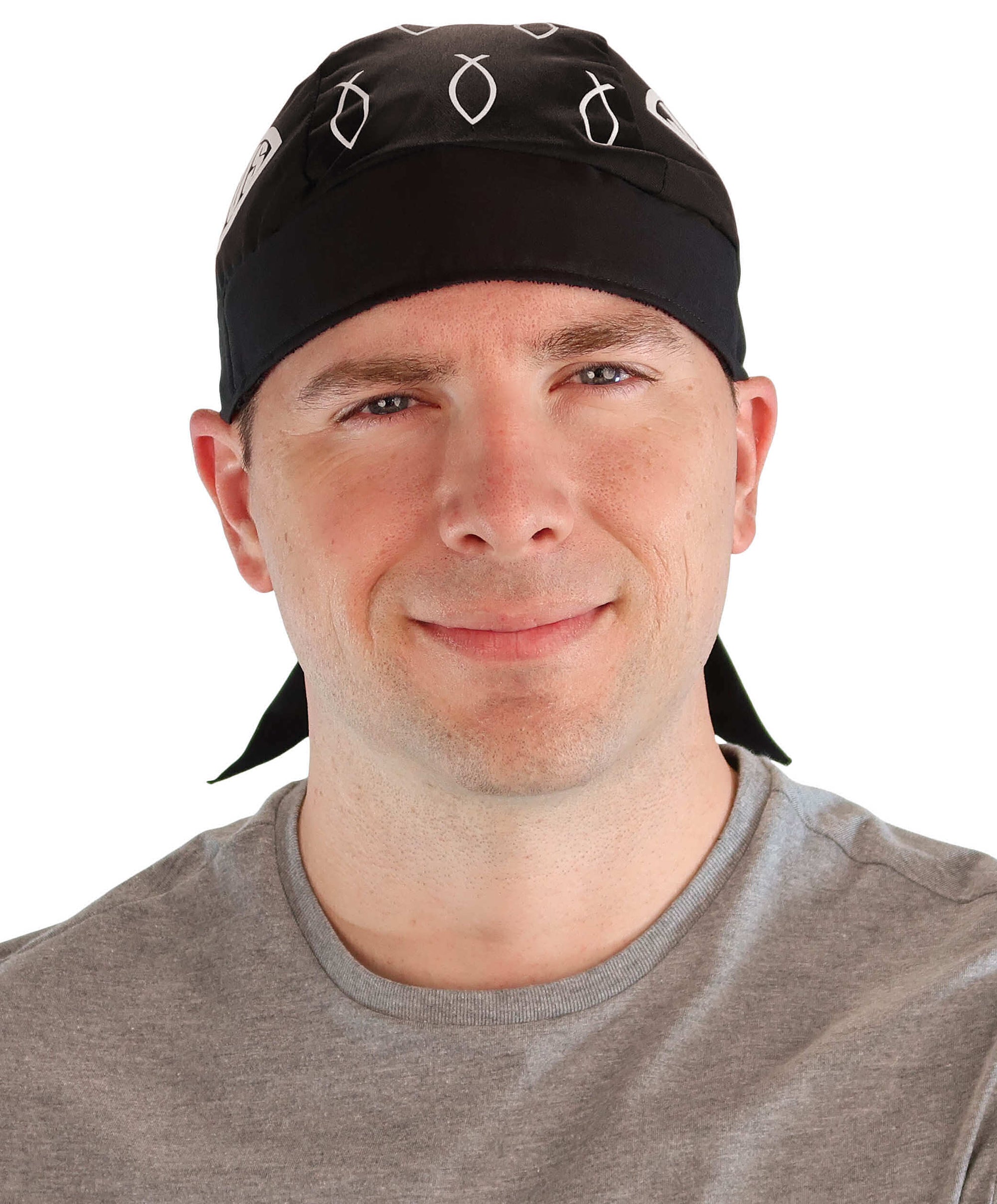 Breathable Cotton Skull Caps: Perfect for Any Activity - Christian Fish Jesus Classic Skull Caps