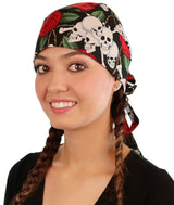 Nomad 10 Skull Cap - Skulls & Roses