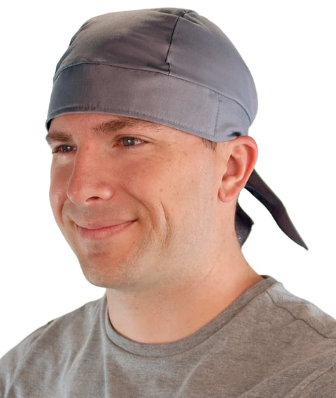 Breathable Cotton Skull Caps - Solid Grey - Classic Skull Caps - Sparkling EARTH