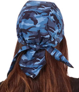 Classic Skull Cap - Dark Blue Camouflage