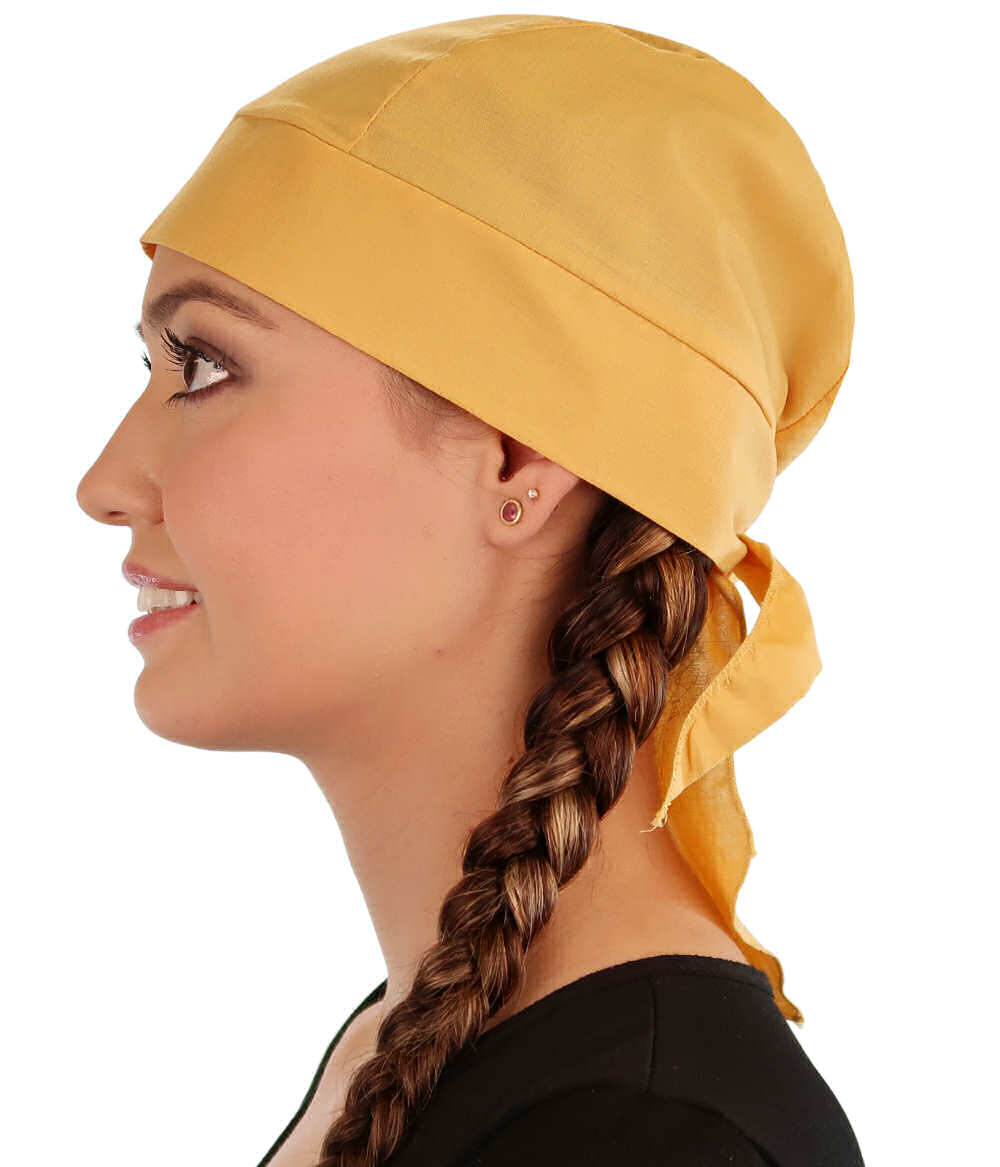 Extra Deep Grand Skull Cap – Sweatband-Free Made in USA - Solid Butterscotch Grand Skull Caps
