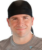 Air Flow Skull Caps – Ultimate Comfort, Ventilation, and Breathability - Black on Black - Stretch Mesh Skull Caps - Sparkling EARTH
