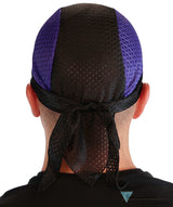 Air Flow Skull Caps – Ultimate Comfort Ventilation And Breathability - Purple Black Stretch Mesh