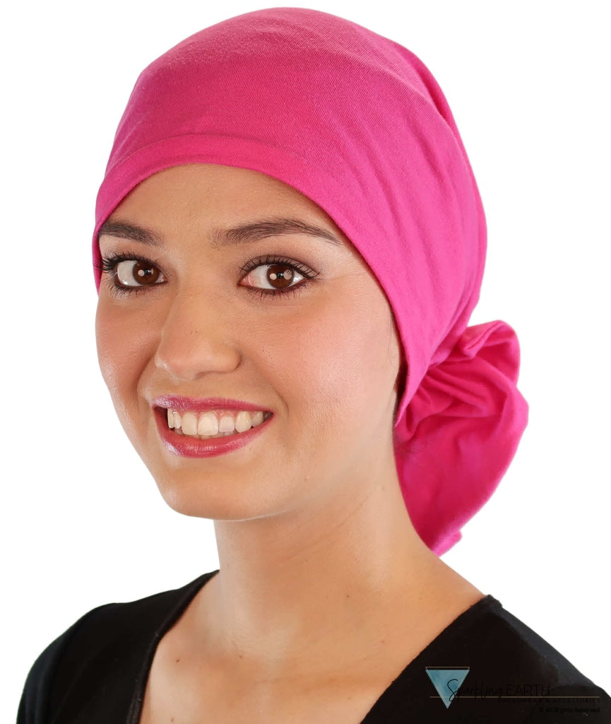 Ashley Headwrap - Hot Pink Comfort Caps